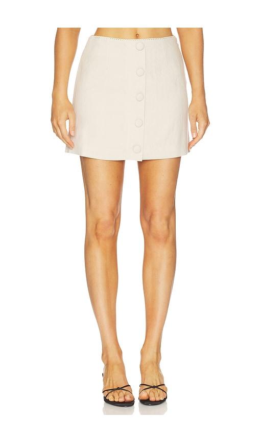 astr the label cailey skirt in neutral.