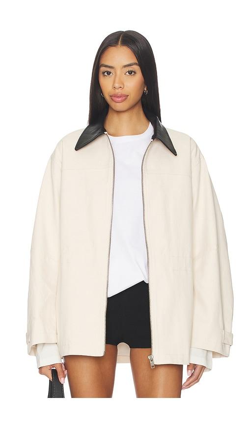 astr the label collins jacket in neutral.