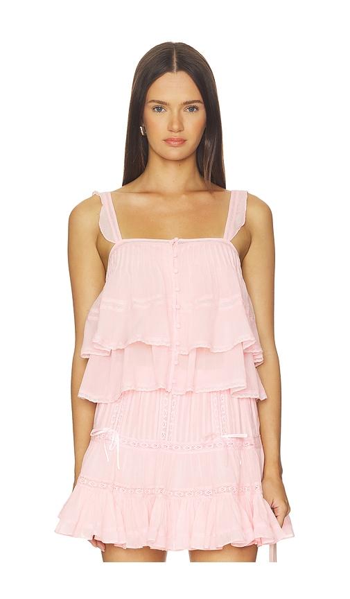 astr the label delia top in pink.