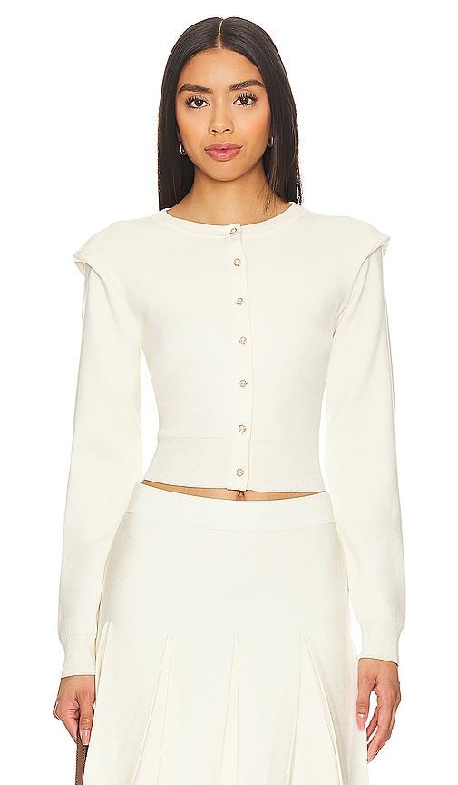 astr the label denisa sweater in cream.