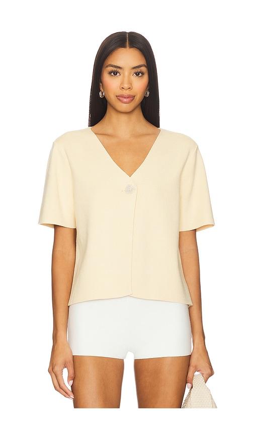 astr the label dylane sweater in tan.