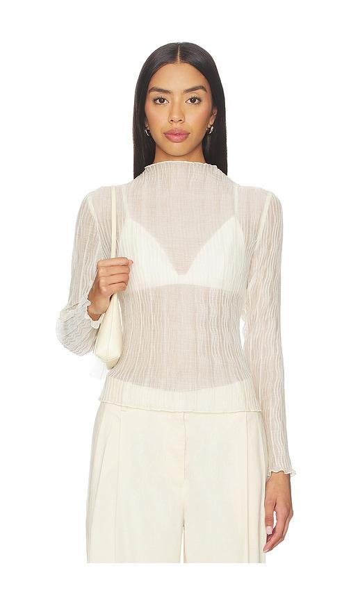 astr the label eska top in cream.