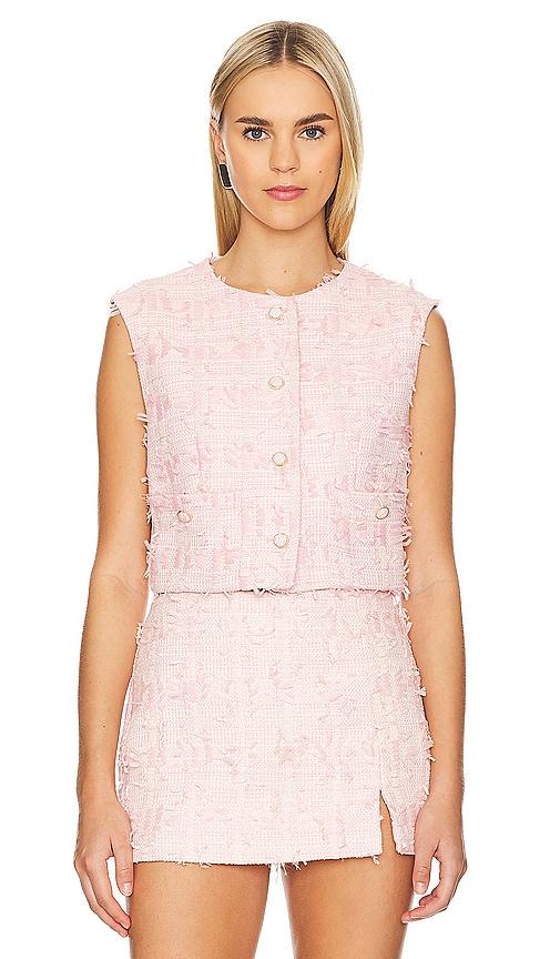 astr the label francie top in blush.