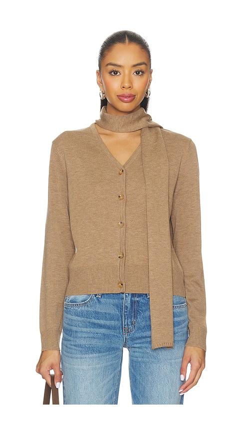 astr the label glynne sweater in tan.