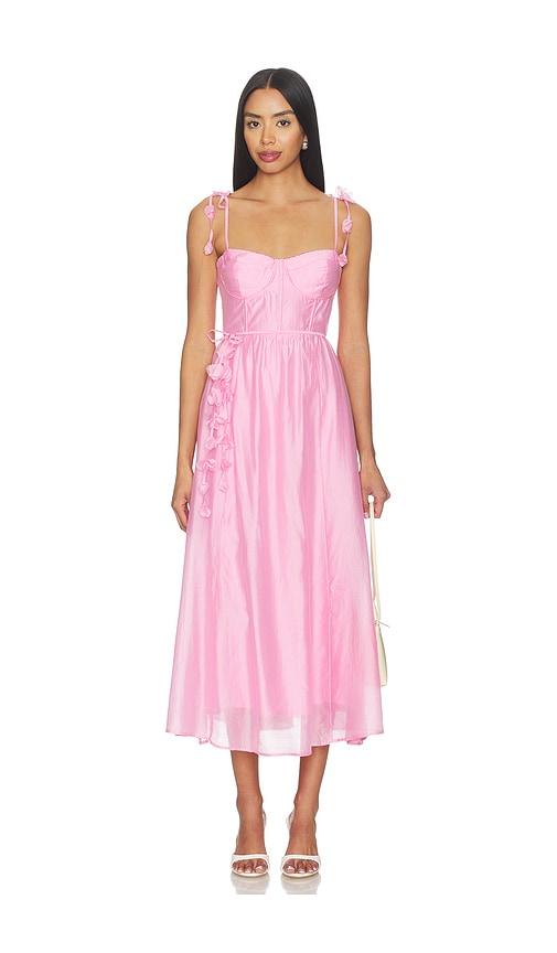 astr the label halcyon dress in pink.
