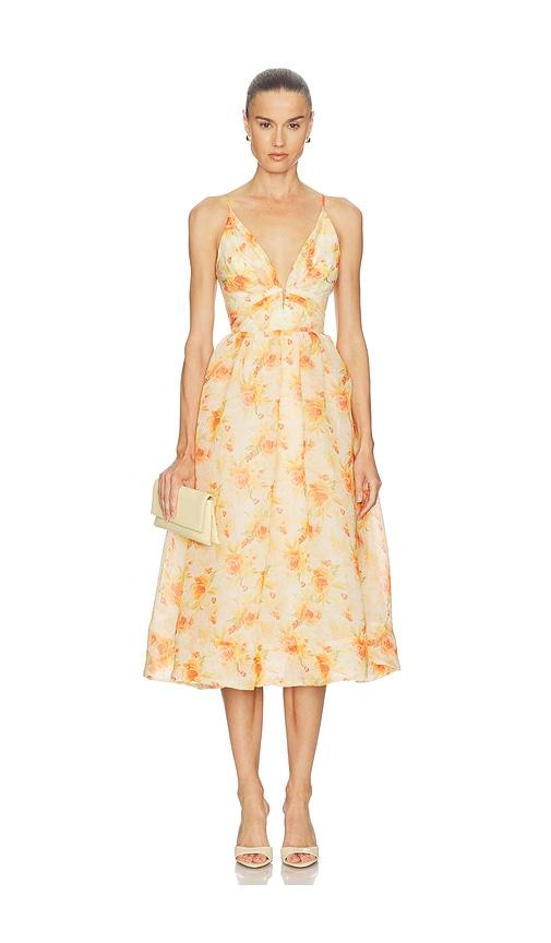 astr the label janna dress in orange.
