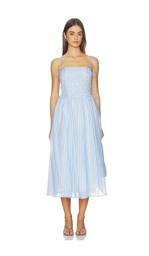 astr the label lahela dress in baby blue.