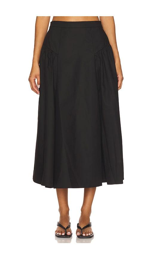 astr the label laila skirt in black.