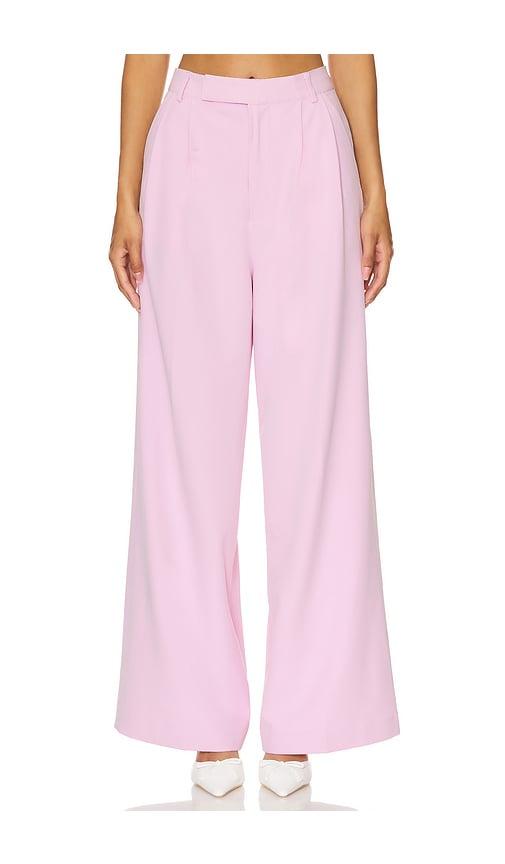 astr the label milani pants in pink.