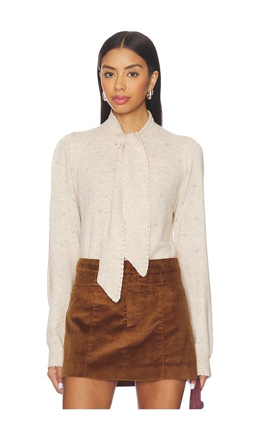 astr the label ovalia sweater in neutral.