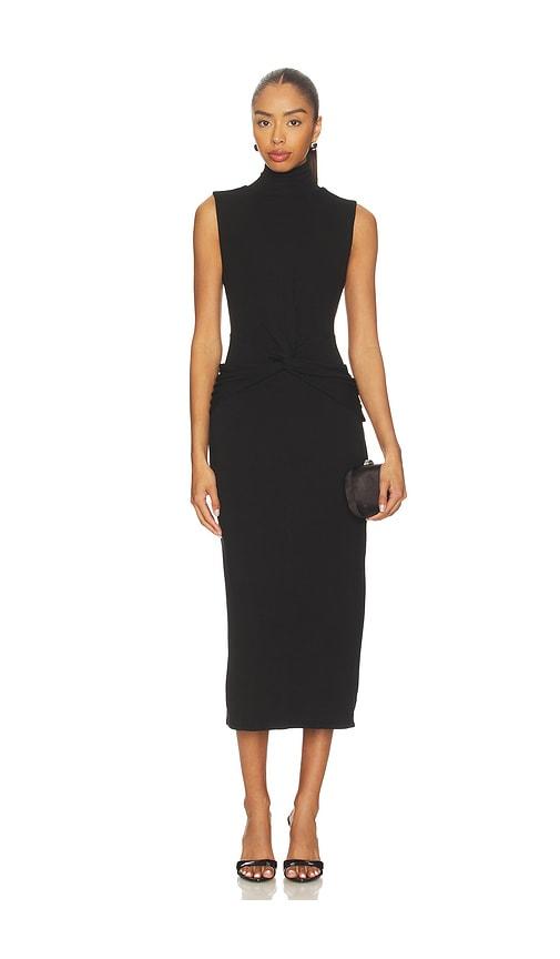 astr the label riana dress in black.