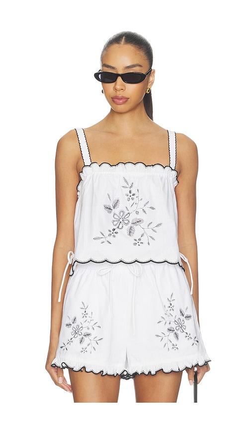 astr the label sadie top in cream.