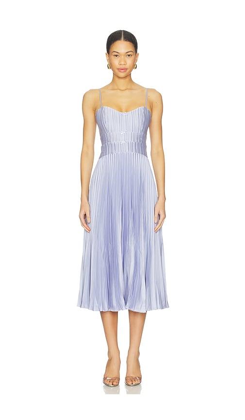 astr the label shionagh dress in blue.