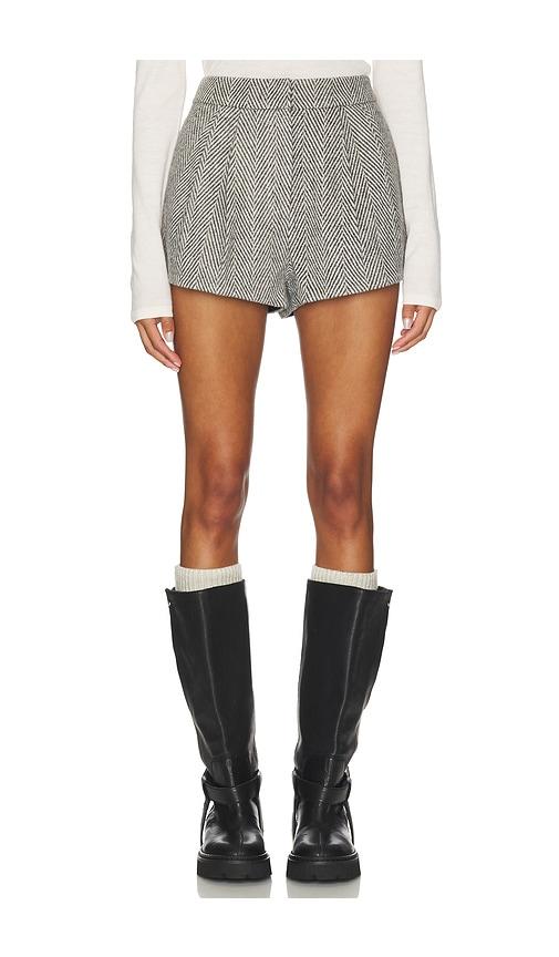 astr the label sorine shorts in grey.