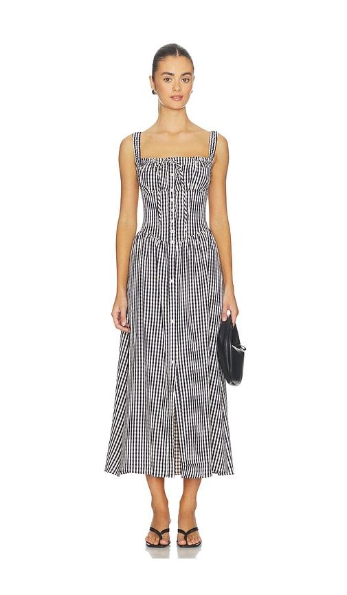 astr the label temperance dress in black.