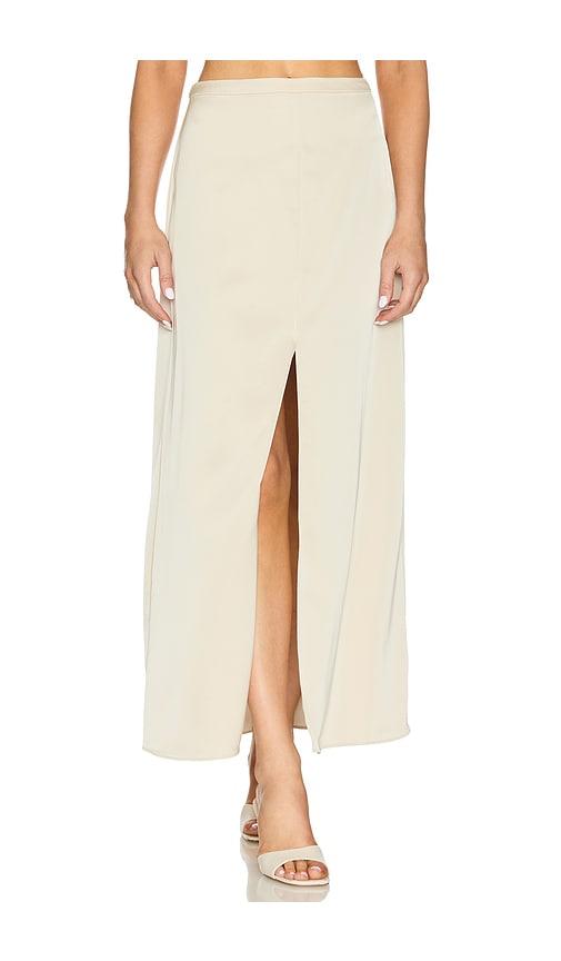 astr the label vitella skirt in ivory.