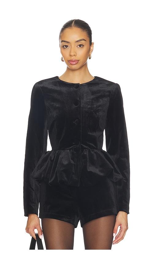 astr the label x revolve nicolle jacket in black.