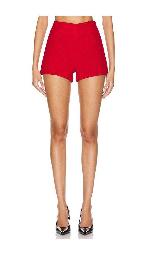 astr the label x revolve rivka shorts in red.
