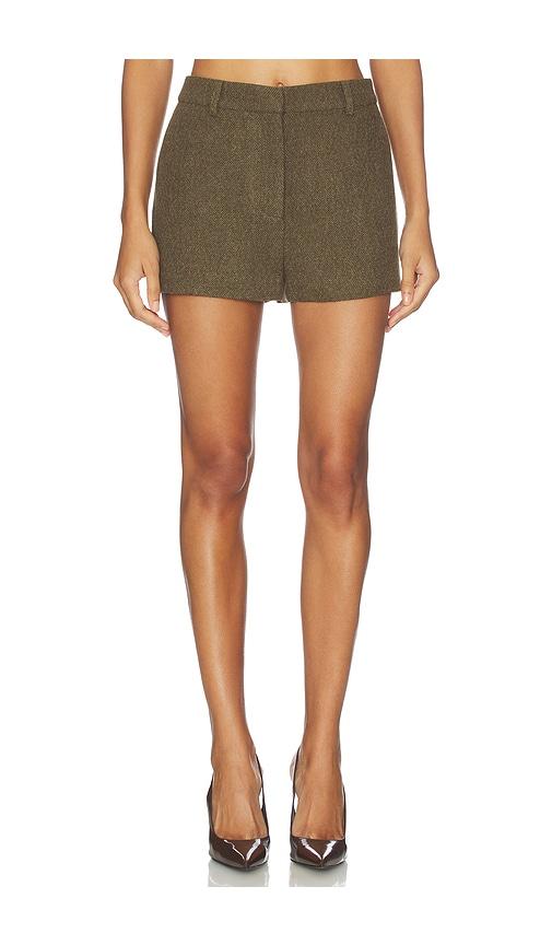 astr the label x revolve wynn shorts in olive.