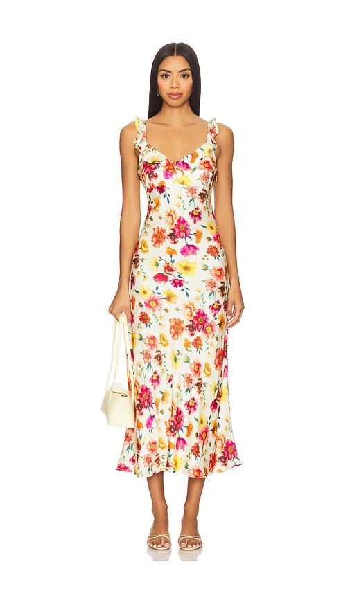 astr the label zoie dress in cream.