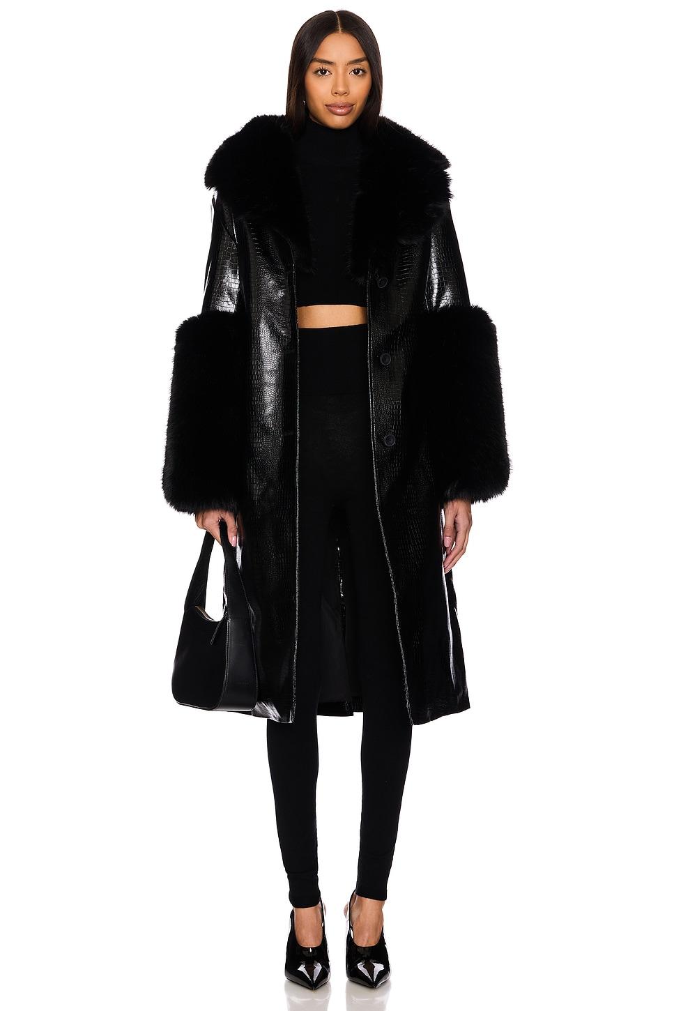 astrid faux fur coat