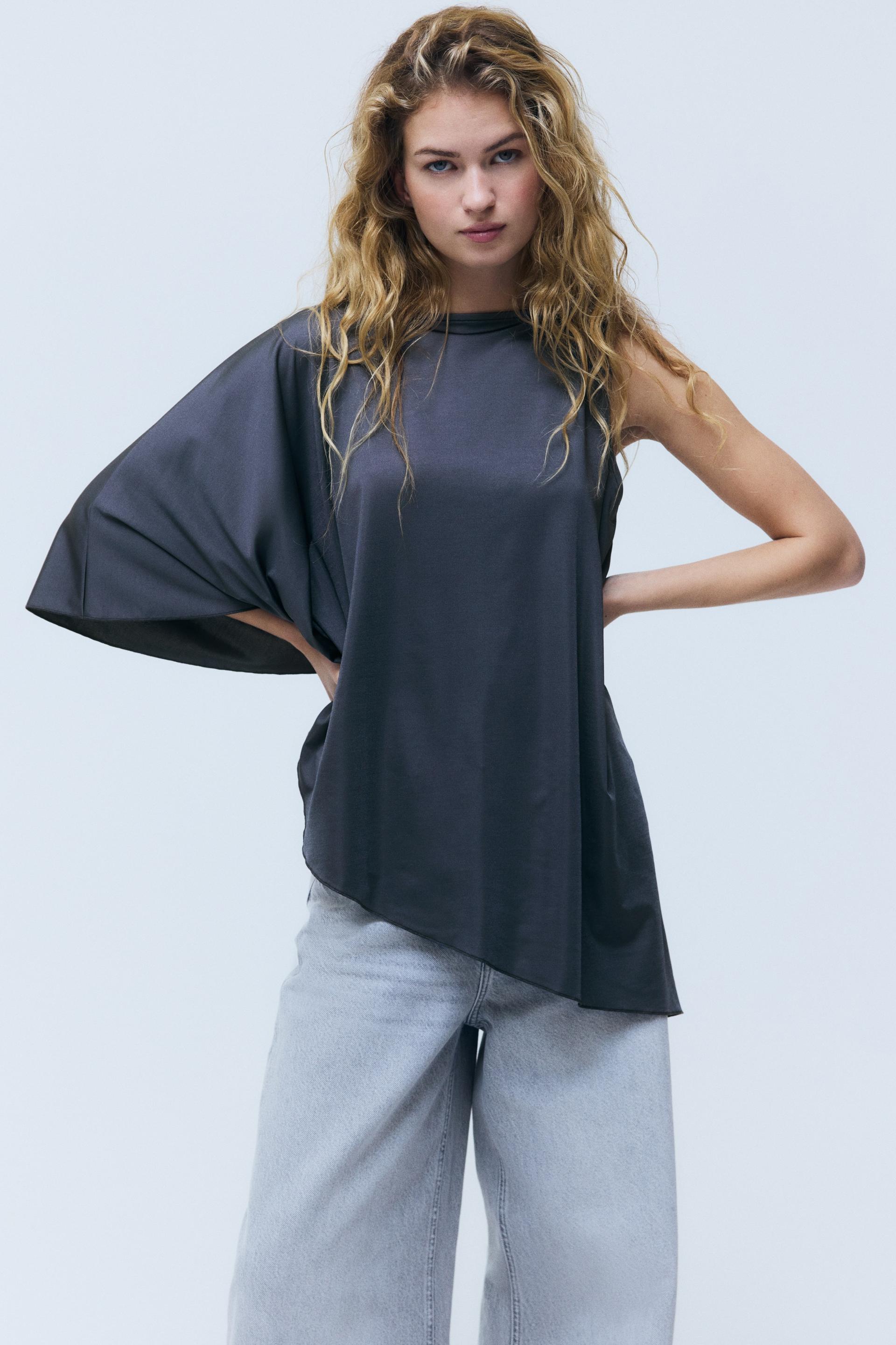 asymmetric cape top