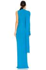 asymmetric cut one sleeve dress