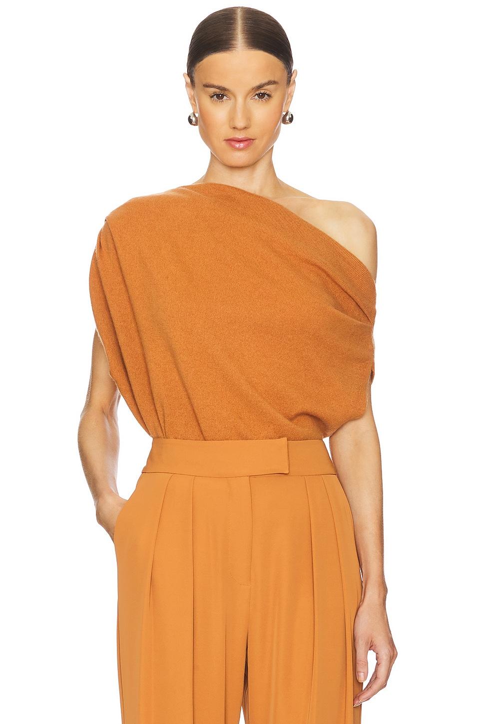 asymmetric drape sweater