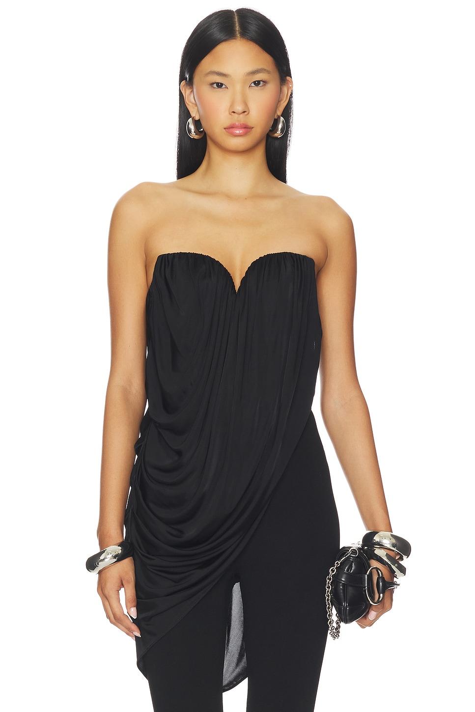 asymmetric drape top