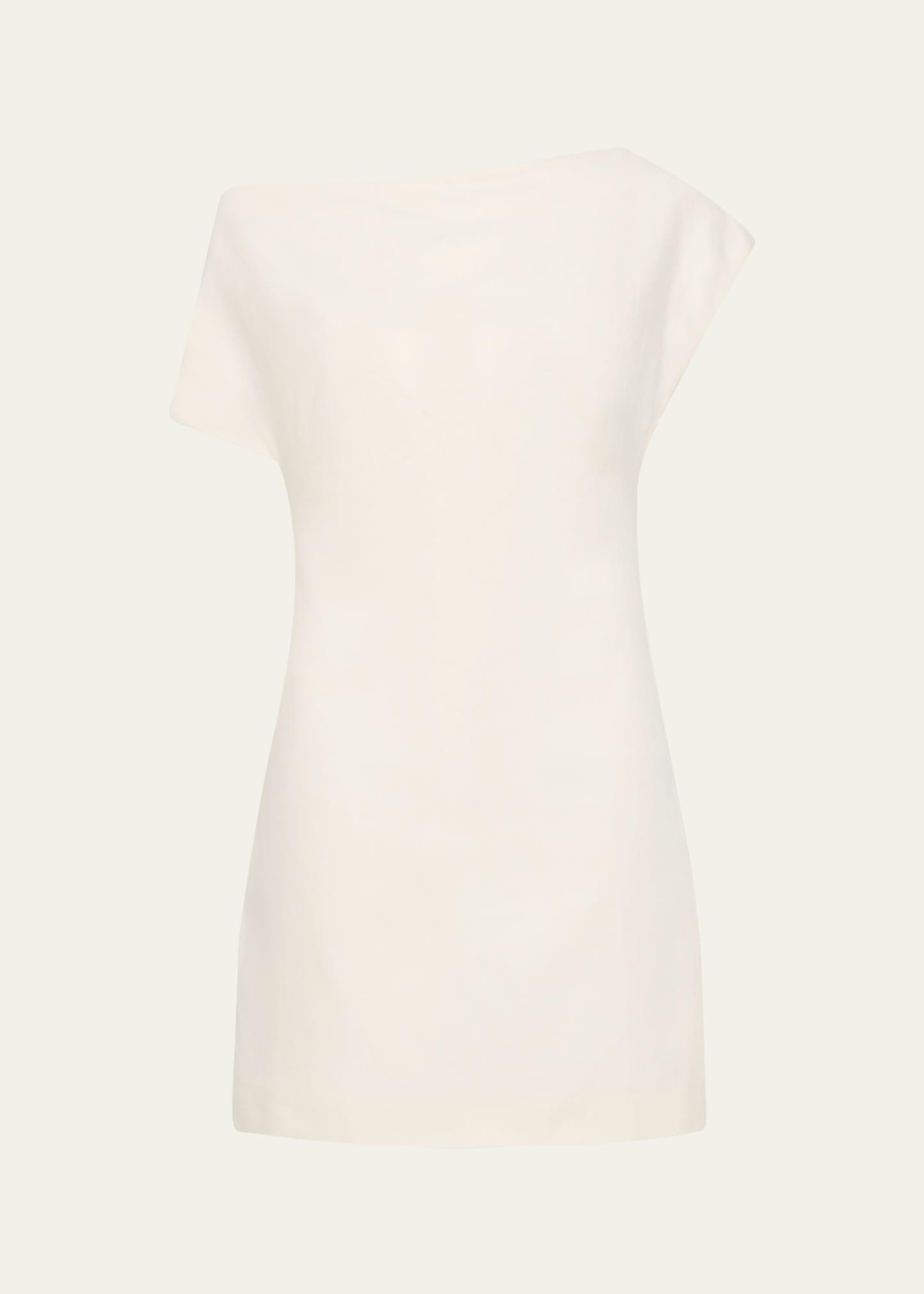asymmetric mini dress