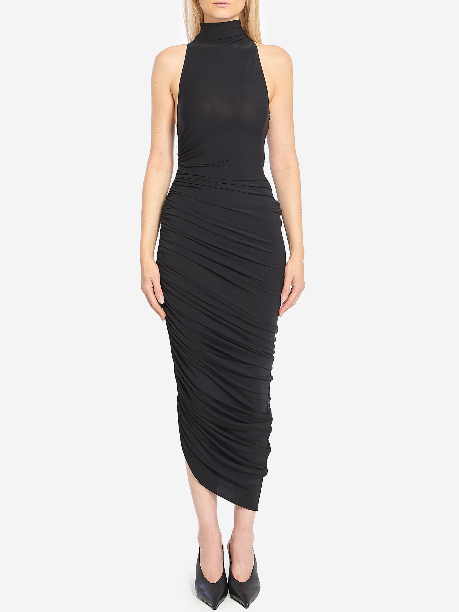 asymmetric piazza dress