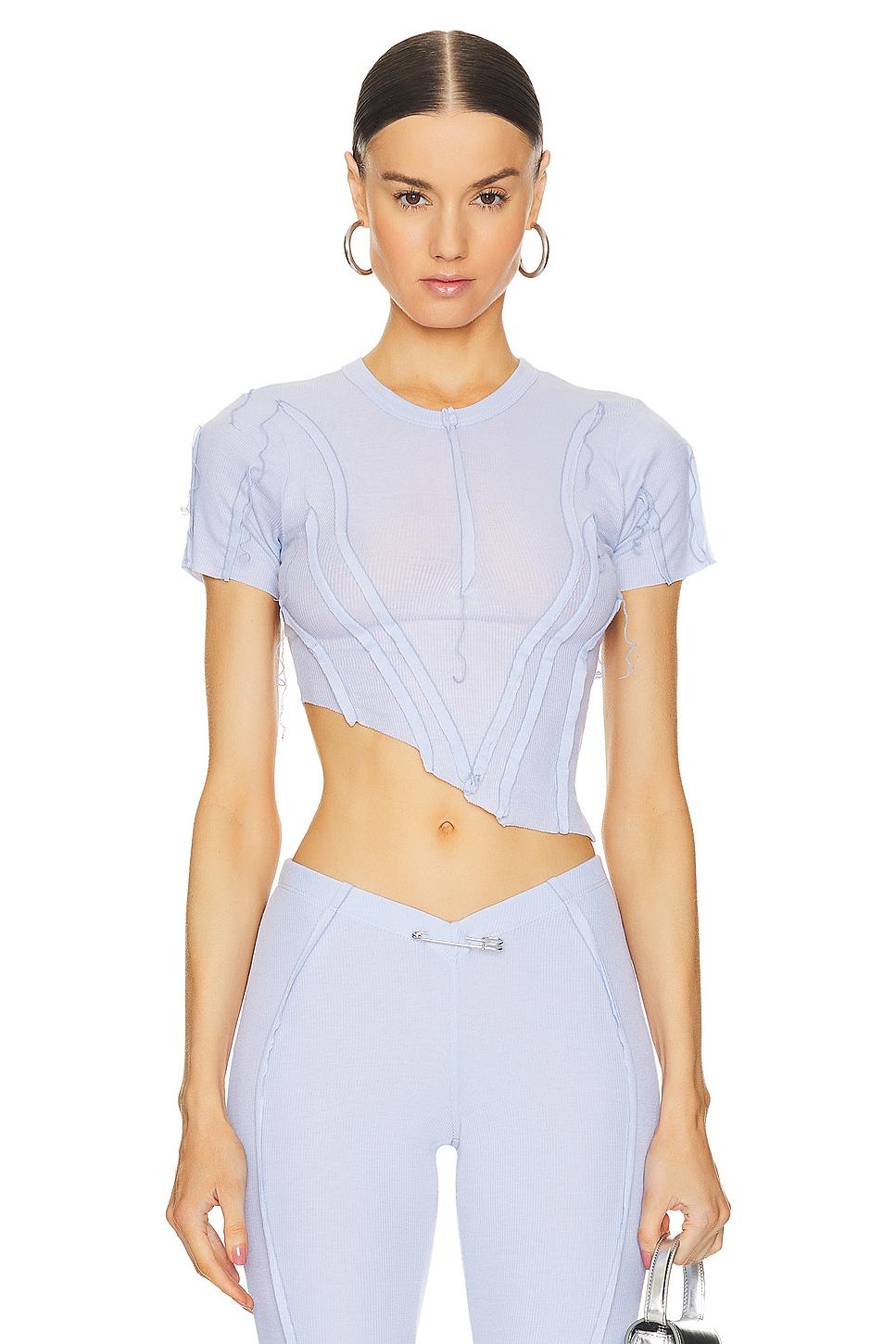asymmetric short sleeve tee