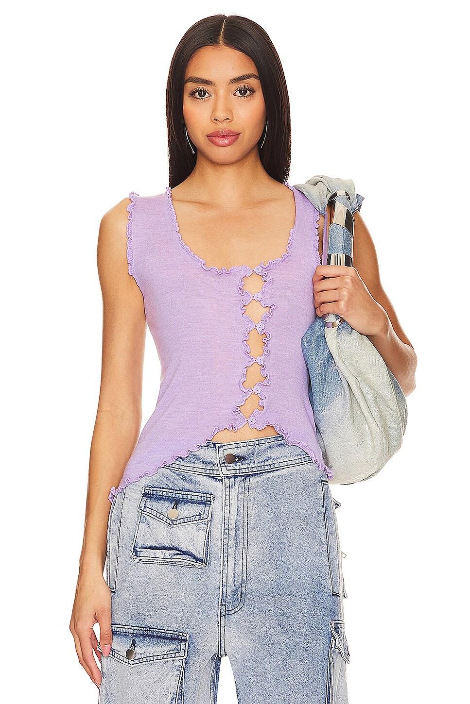 asymmetric tank top