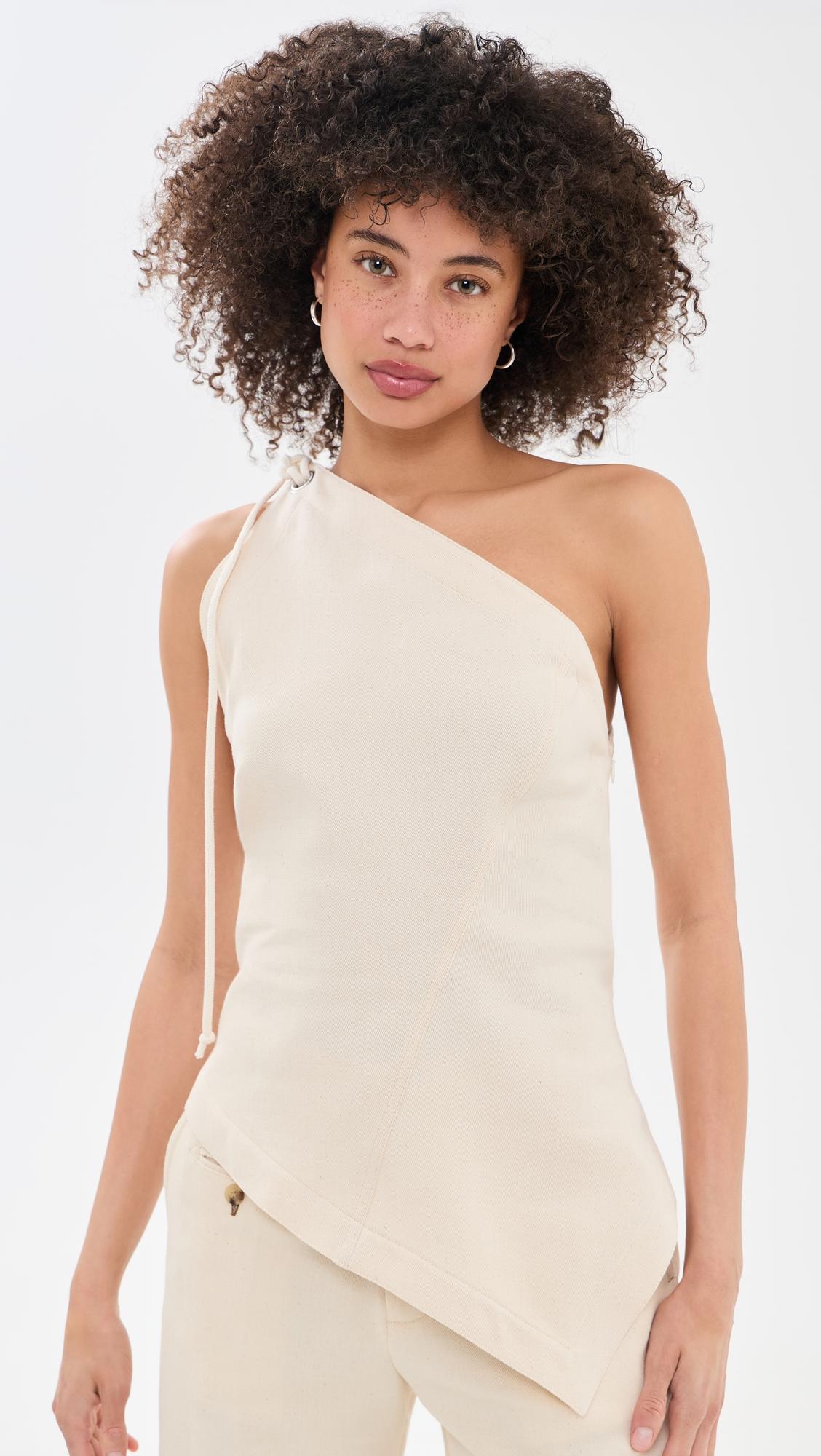 asymmetrical sailor top