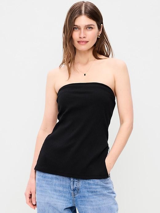 asymmetrical tube top