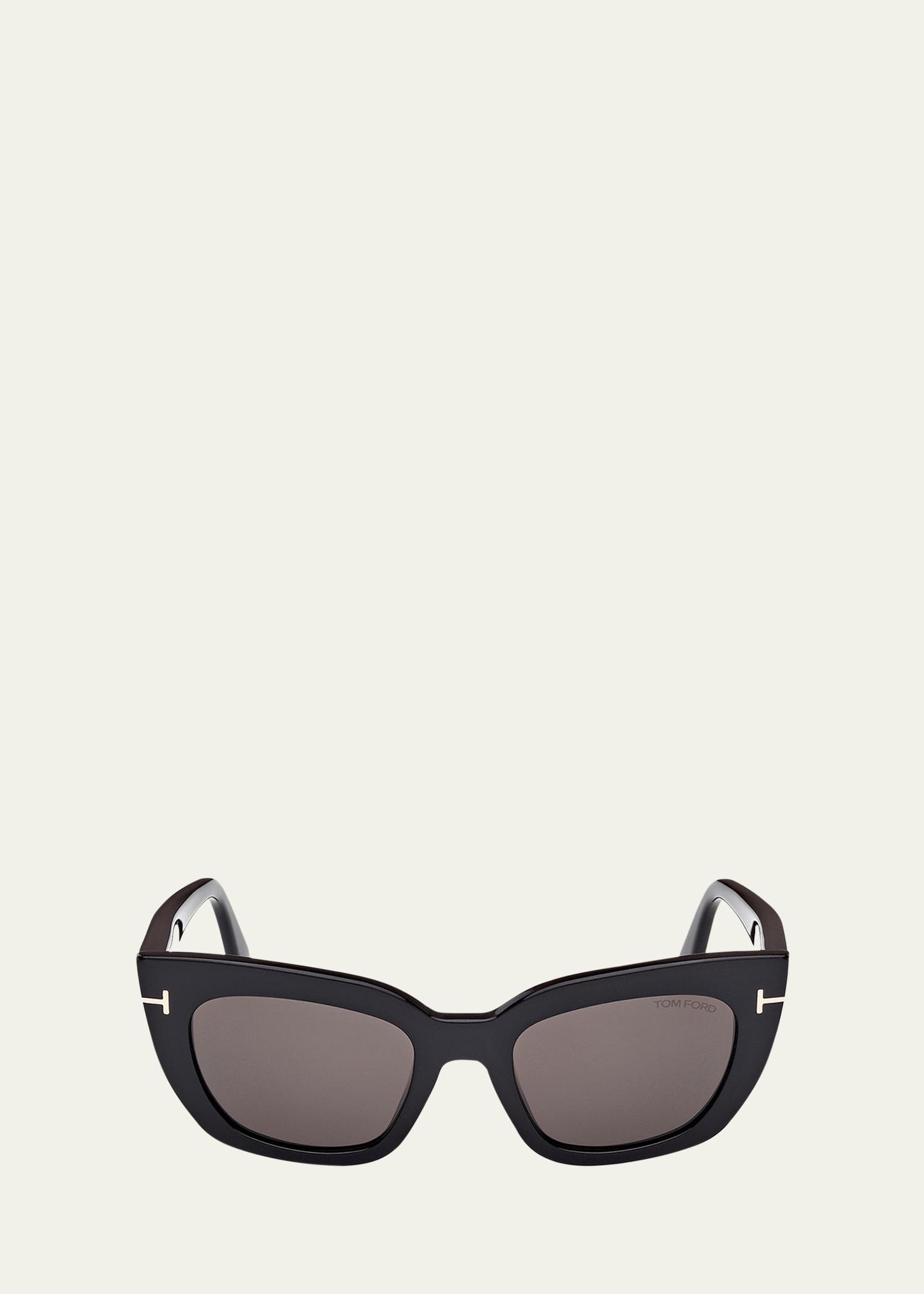 athena acetate cat-eye sunglasses