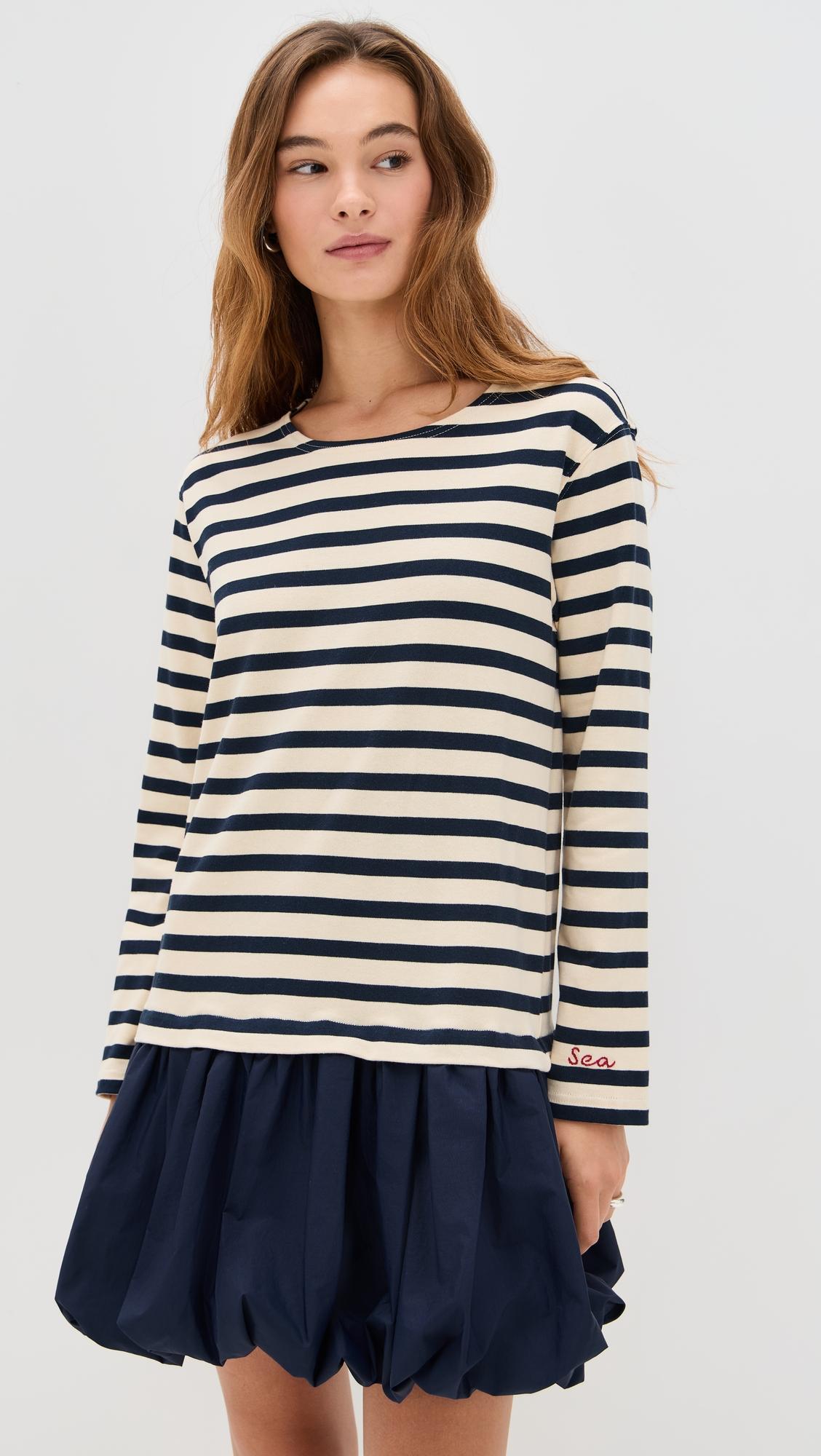 athena solid combo t-shirt bubble dress