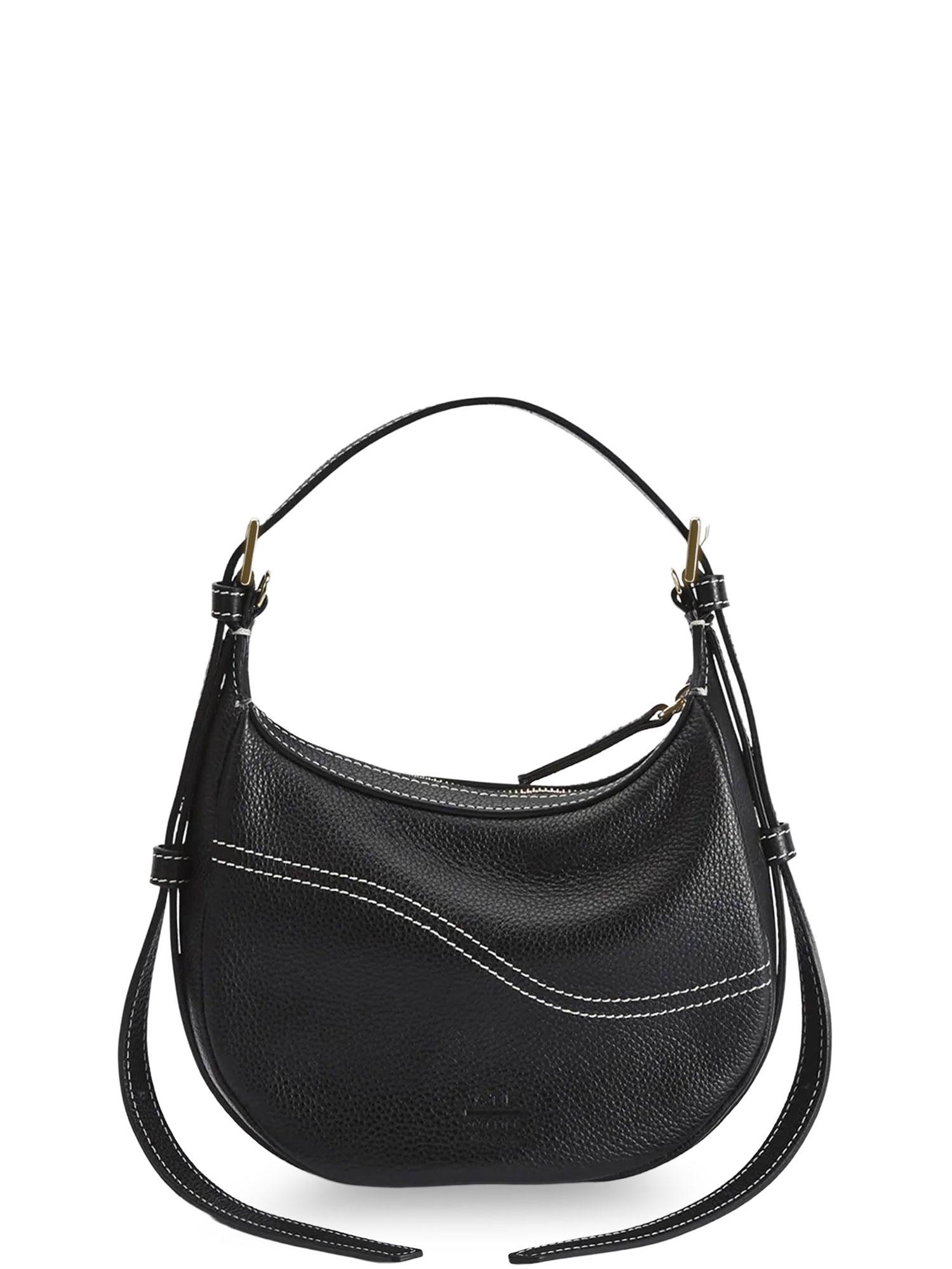 atp atelier bags black/contrast stitch pelle - women