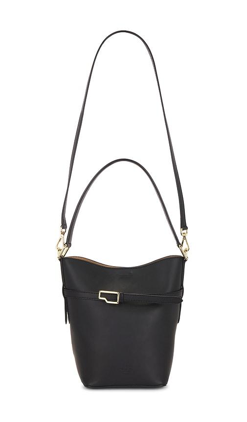 atp atelier cremella bucket bag in black.