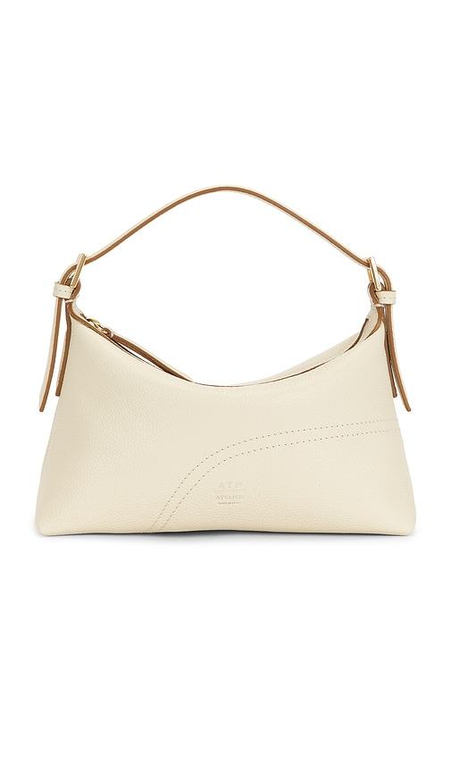 atp atelier vadena shoulder bag in ivory.