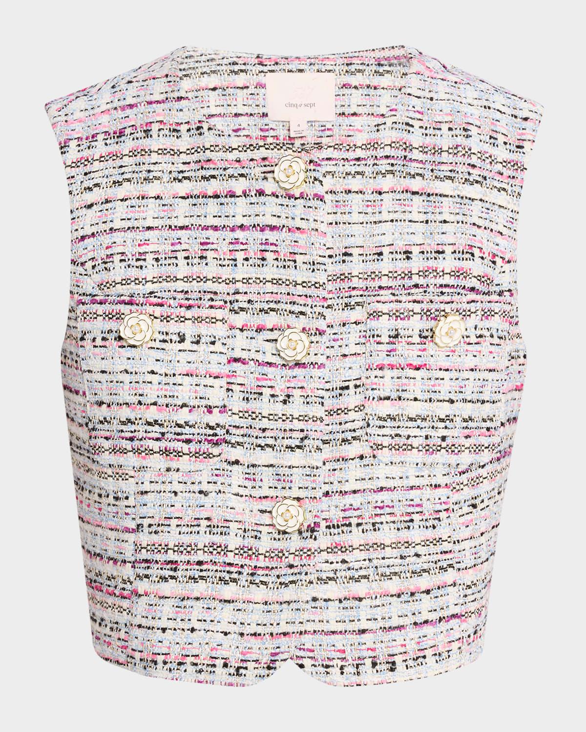 auden cropped tweed vest