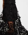 audrey embroidered floral applique midi dress
