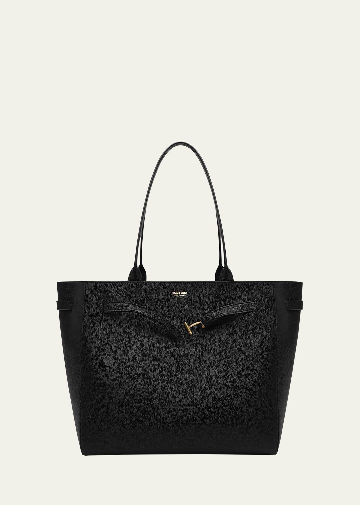 audrey large tote bag in grain leather