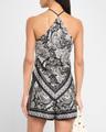 audrey paisley-print silk scarf cami top