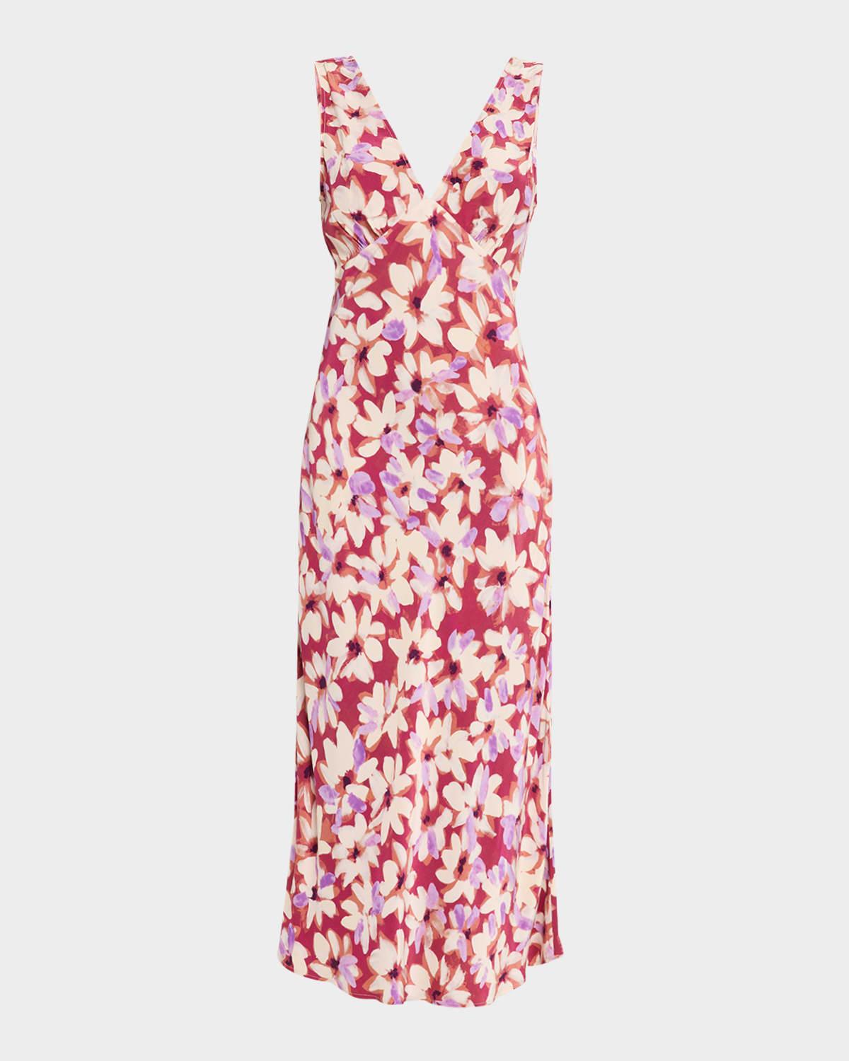 audrina crepe midi dress