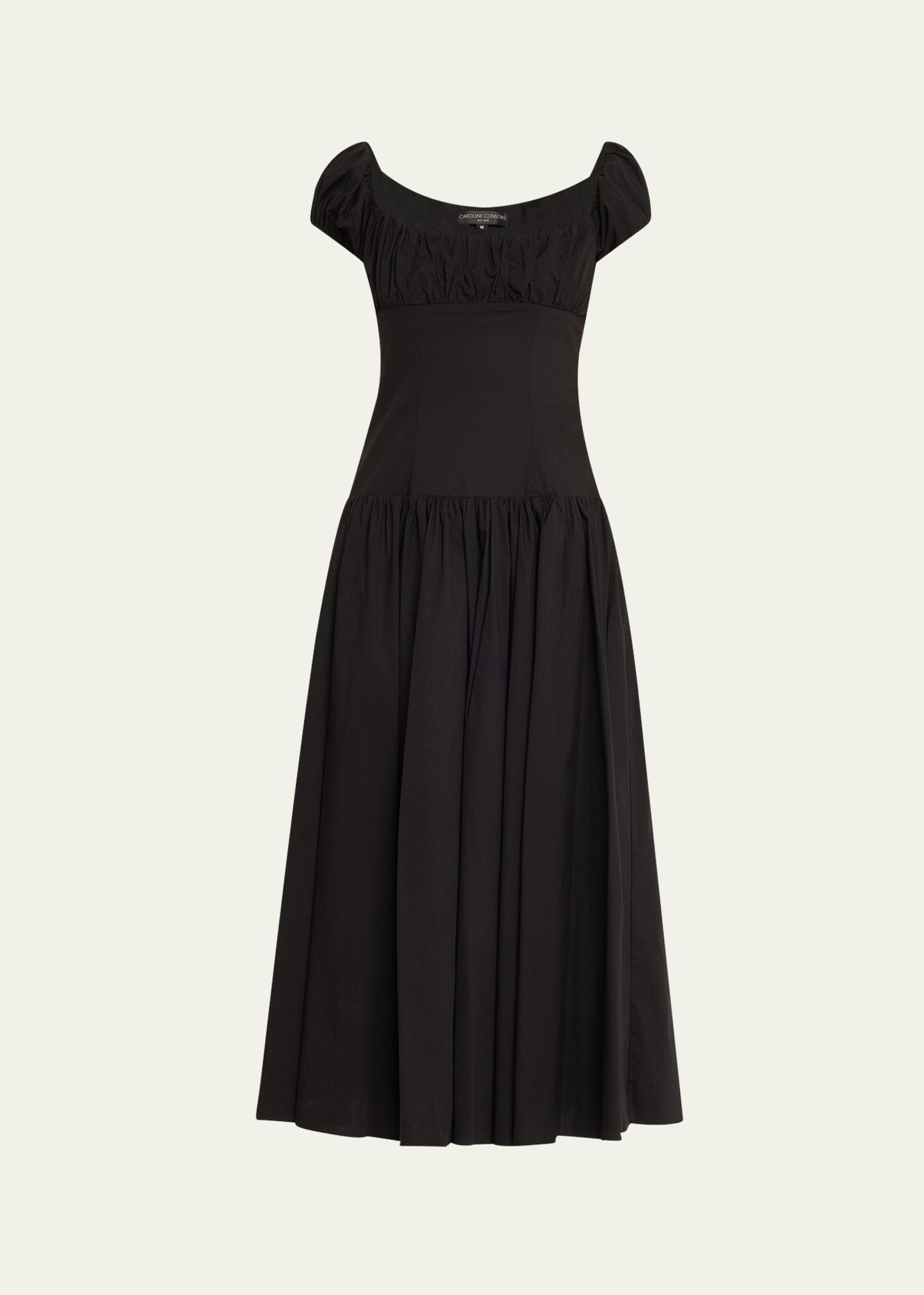 augusta drop-waist maxi dress
