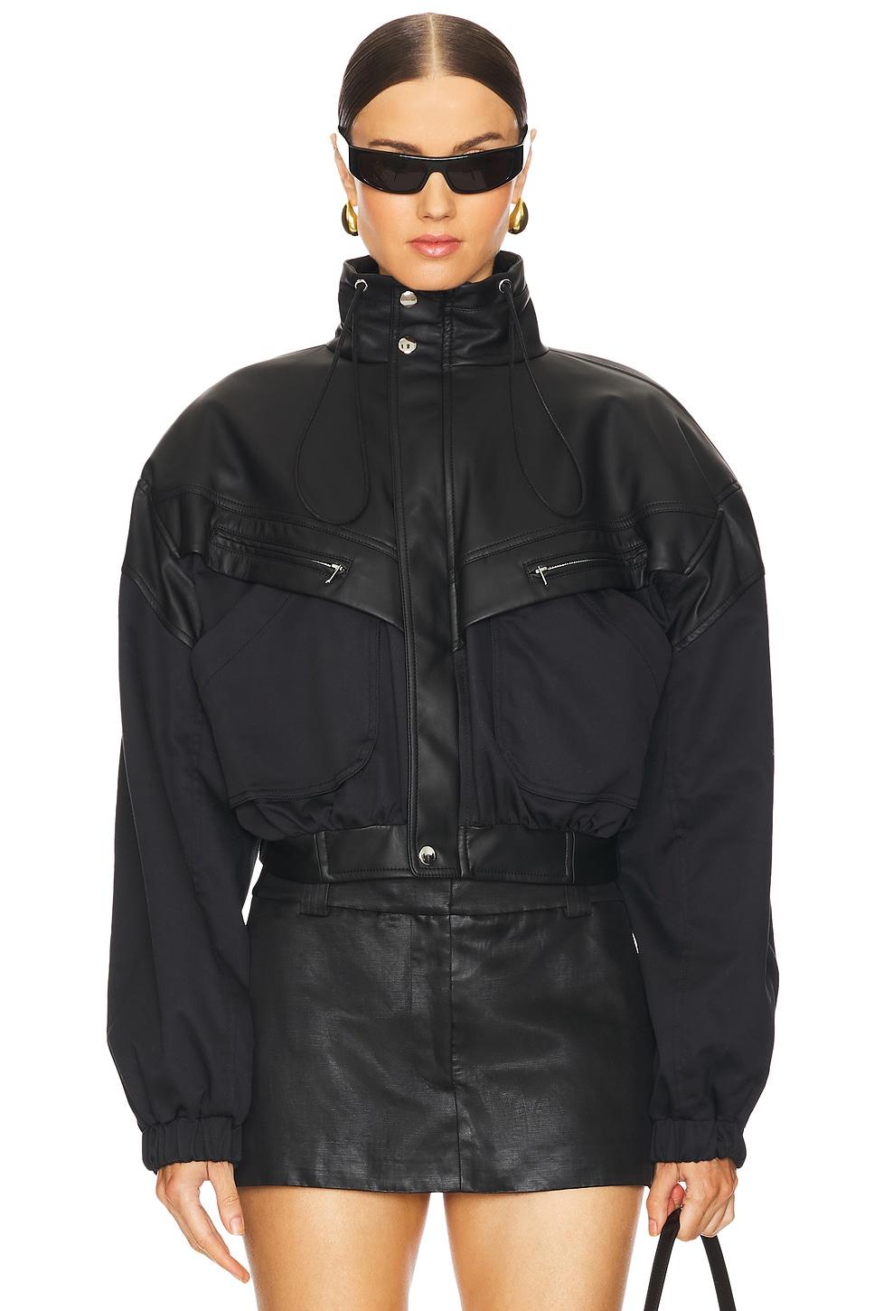 aura crop bomber jacket