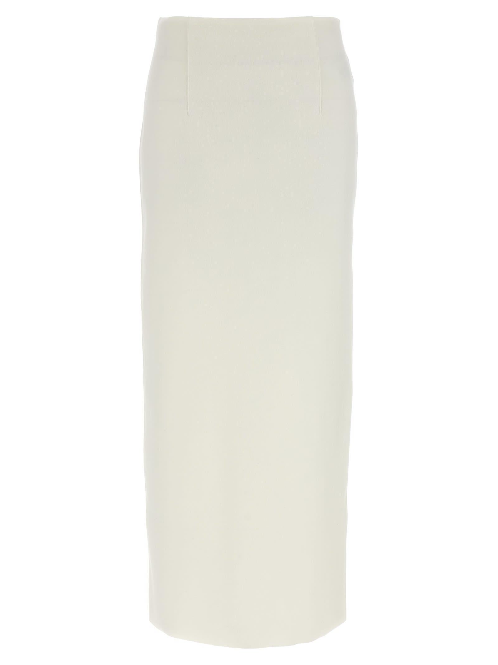 auralee double face knit skirt