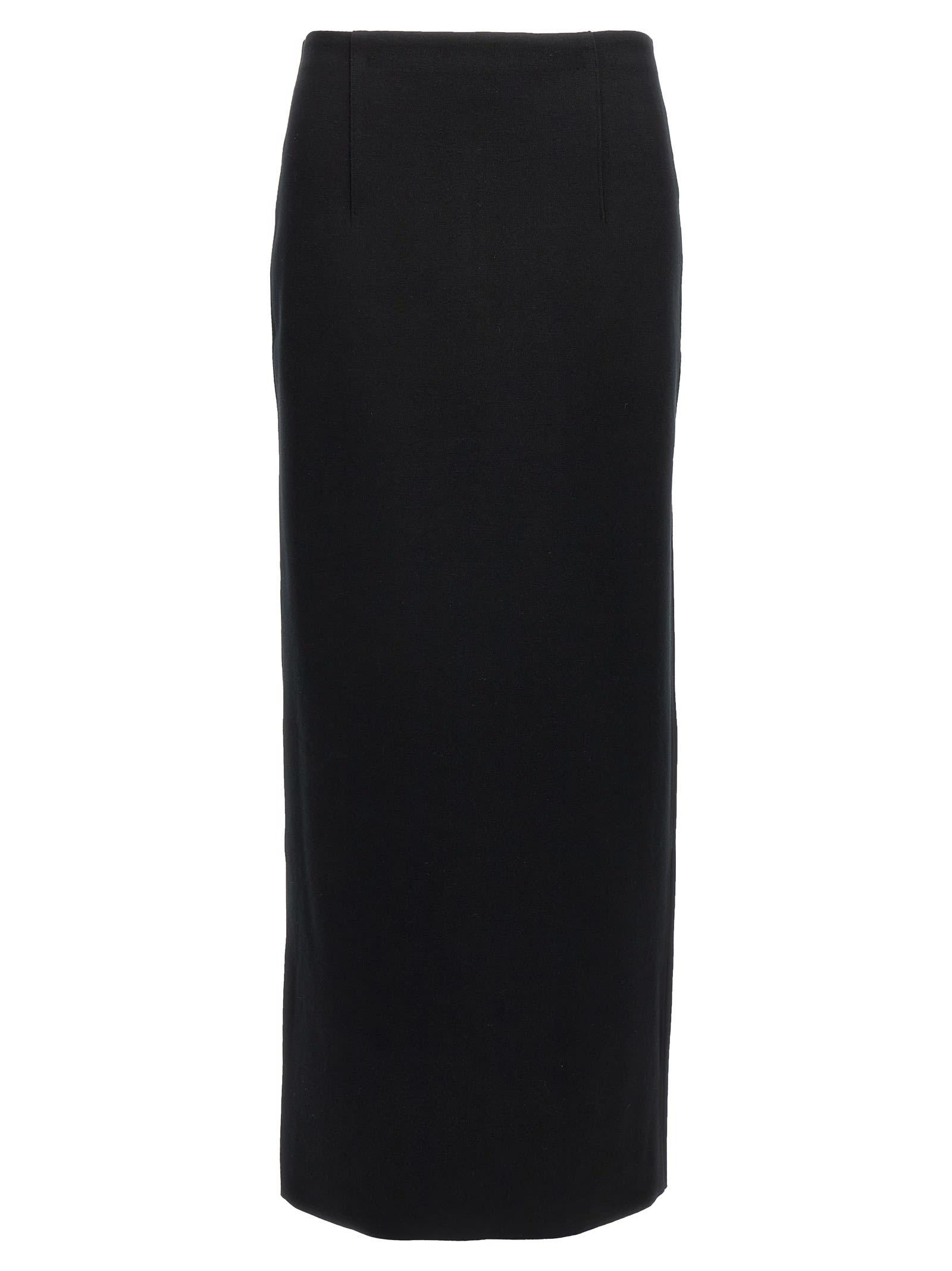 auralee double face knit skirt