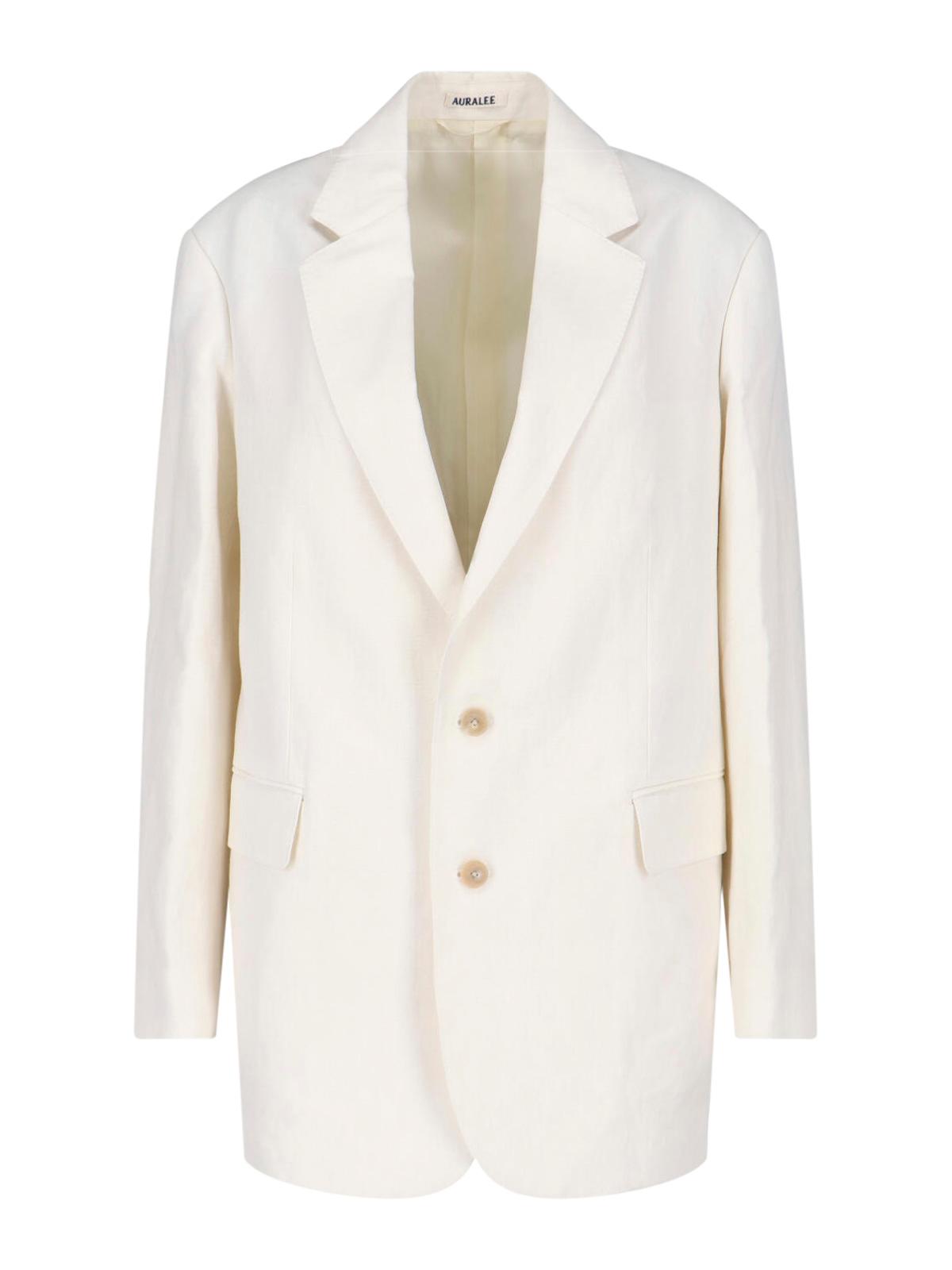 auralee jackets white wool - women